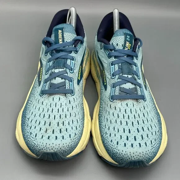 Brooks Adrenaline 24 Women's 8.5 Aqua Athletic Running Sneakers Low Top Lace Up - Picture 2 of 11